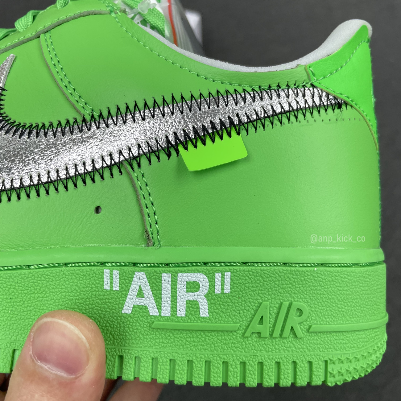 Off White Nike Air Force 1 Low Light Green (6) - newkick.org